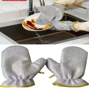 (১ জোড়া) Dishwashing Hand Gloves